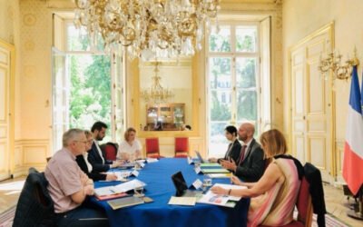 Réunion de travail au ministère de la fonction publique