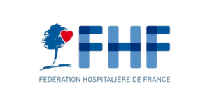 Logo de la fédération hospitalière de Fance (FHF)